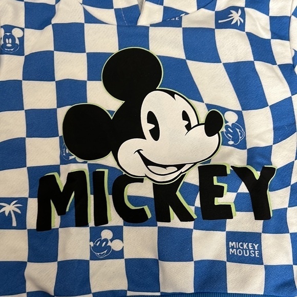 Zara Mickey Mouse Sweatshirt w/Hoodie - Picture 3 of 7